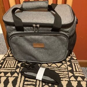 Lifewit Large Lunch Bag Insulated Lunch Box Soft Cooler Tote, Gray